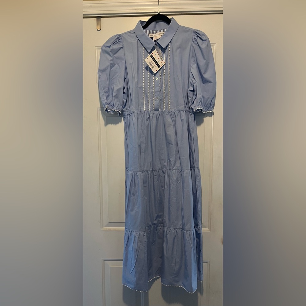 Gretchen Scott Designs - NWT  - Large
Rick Rack Rock -  Periwinkle